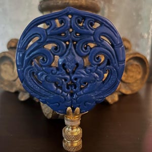 Chinoiserie Lamp Finial Asian Decorative Lighting Accessory