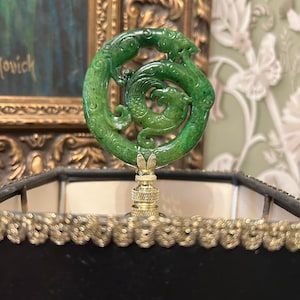 Chinoiserie Lamp Finial Asian Decorative Lighting Accessory