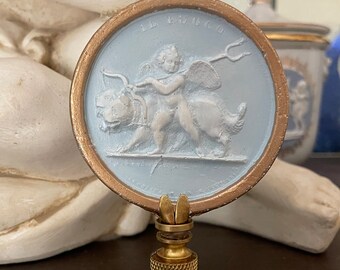 Reproduction Intaglio Lamp Finial
