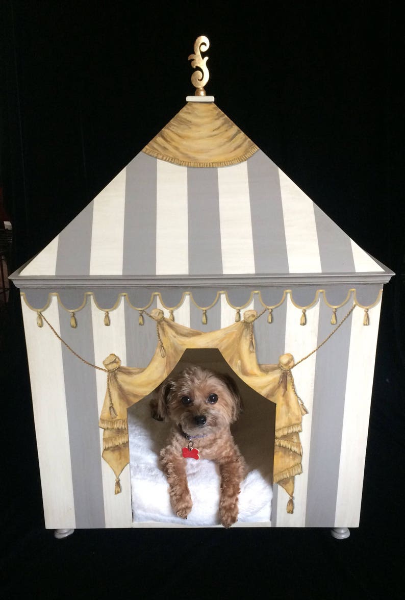 Luxury Designer Dog House Home Decor Custom Hand Painted  Etsy