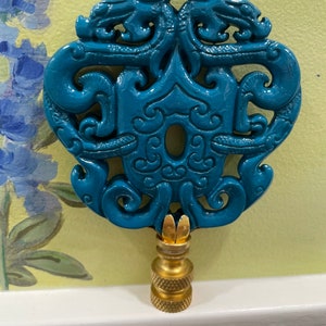 Chinoiserie Lamp Finial Asian Decorative Lighting Accessory