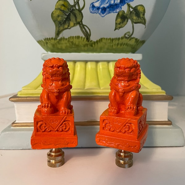 Foo Dog Lamps Etsy