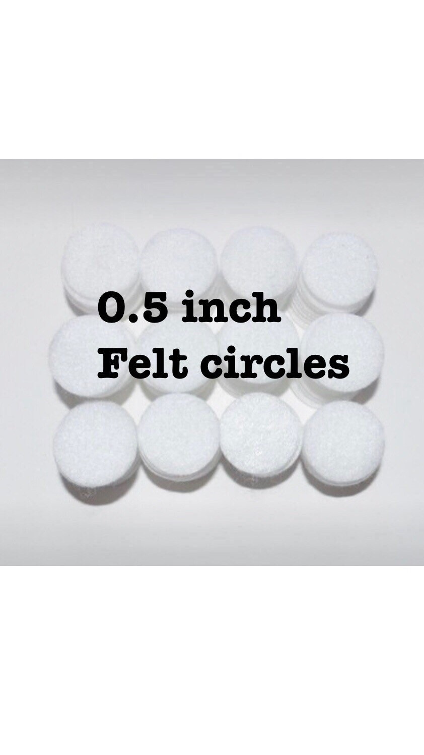 0.5 "Felt cuts, Die cut Felt Circles, DIY Craft supplies, School…