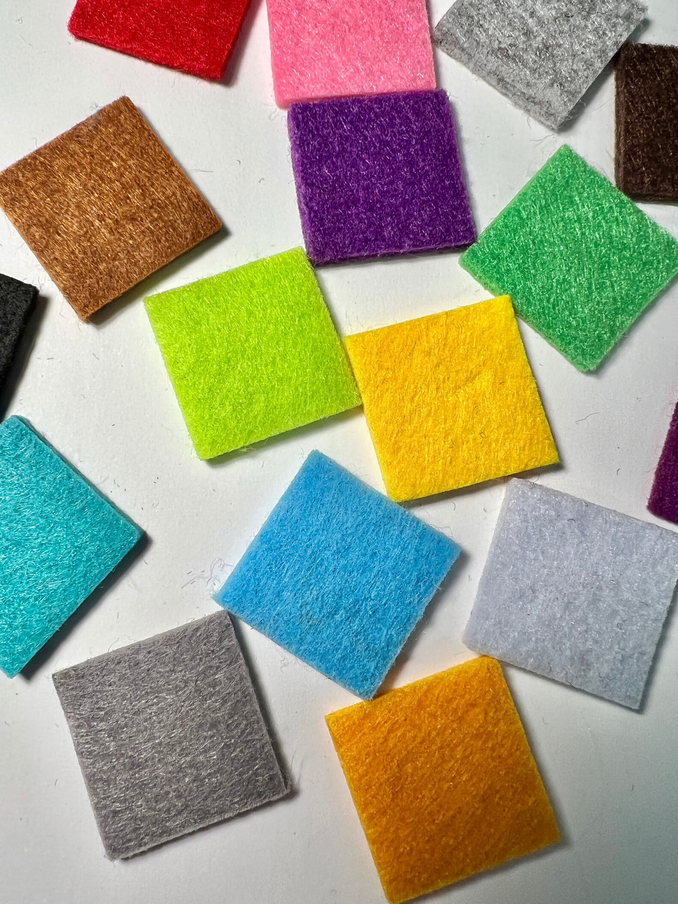 A4 Felt Squares 100% Acrylic Craft Felt 3mm 22cmx30cm Squares for Crafting,  and Soft Toy Making 