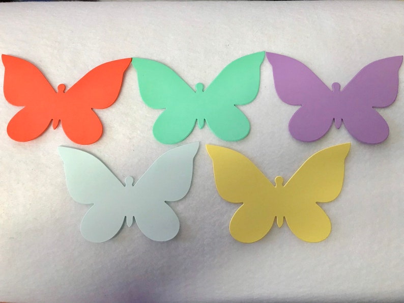 Die Cut Butterflies X Large Cardstock Butterflies Choose Etsy