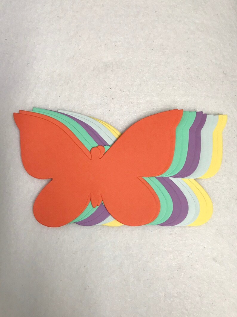 Die Cut Butterflies X Large Cardstock Butterflies Choose Etsy