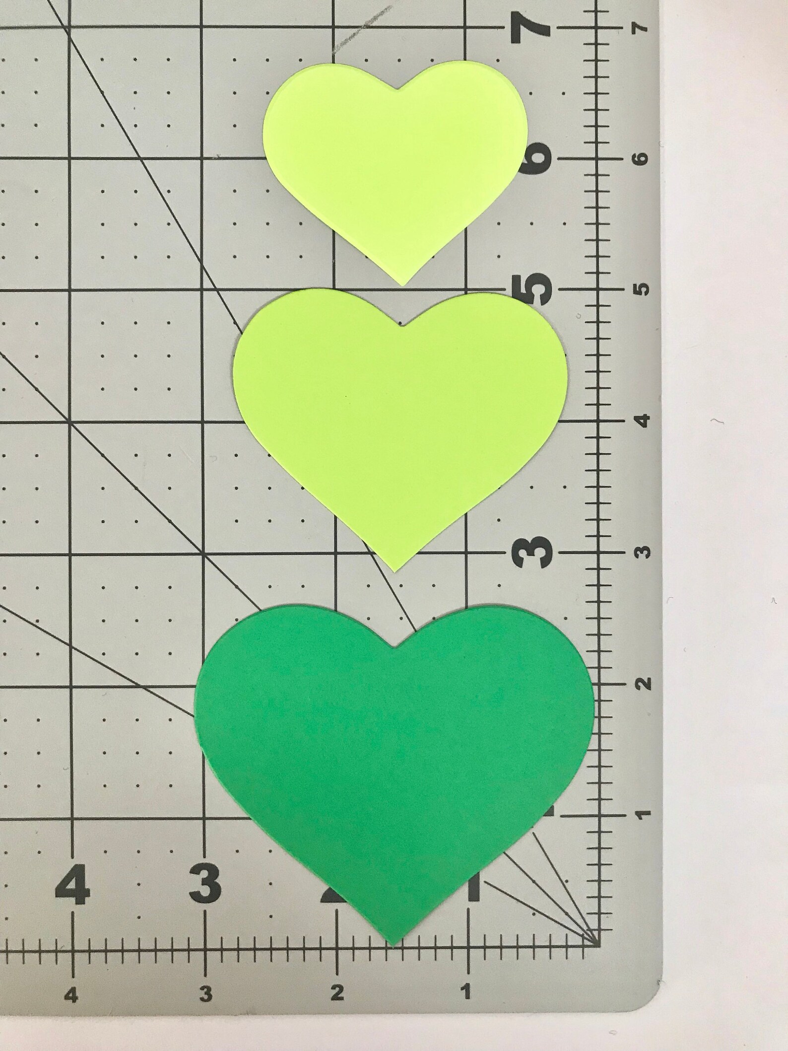 Valentine Hearts Die Cut Red Hearts Cardstock Hearts Choose Etsy