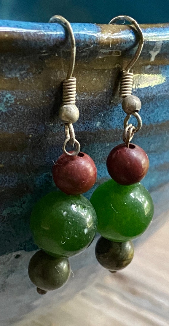 Jade and jasper best sale earrings