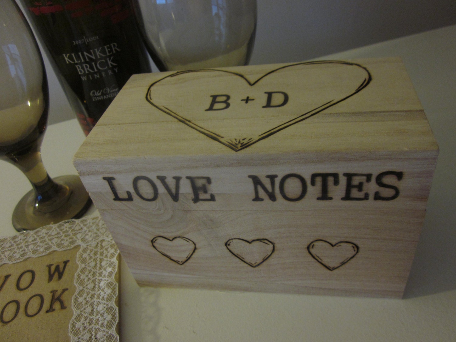 Memory Note Box Wedding Memory/note Box. Love Letter Ceremony Box. Along With Having ...