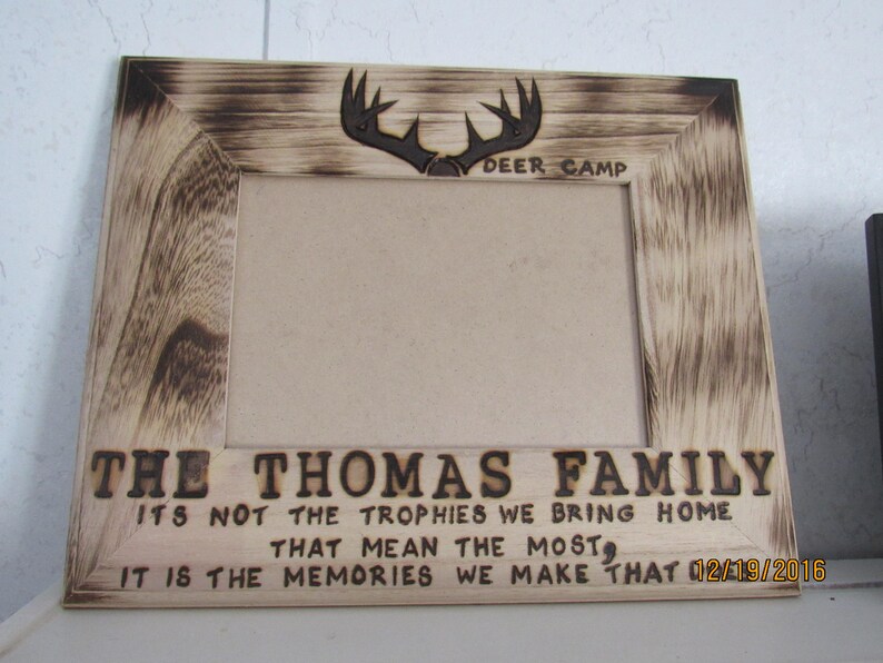 Custom Hunting Trip 11 X 9 Frame Fits A 5 Image 0