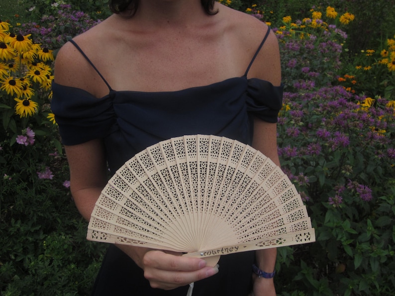 Personalized Wooden Hand Fans. Bridesmaids Gifts Photo Props Etsy