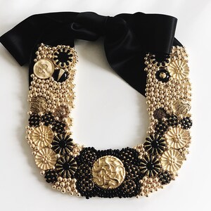 Gold Bib Necklace