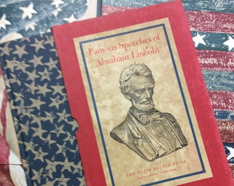 ¡Habla! Gran libro americano Discursos famosos de Abraham Lincoln slipcased