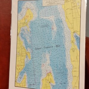 Platte 10 von Grand Traverse Bay & Leelanau County Navigation Charts, Grand Traverse Bay, alte Mission Point, 1993