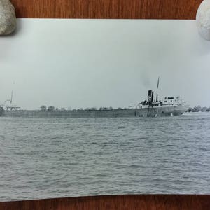 Rare Emory Ford 5 x 7 Freighter Photo B & W  by Brinkman circa early 1960&#39;s