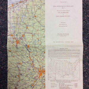 Flyboy Find your way on this Vintage Full Color Cleveland Sectional Chart No. 1