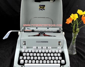 Professionally Restored 1970 Hermes 3000 Typewriter W/ WARR Techno Pica