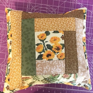 DIGITAL PATTERN Quilt As You Go Pillow Cover 12 or 14 image 5