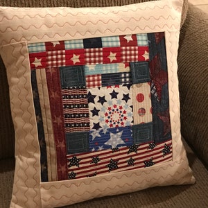 DIGITAL PATTERN Quilt As You Go Pillow Cover 12 or 14 image 2