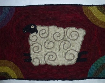 Leaping Sheep Rug Hooking Kit