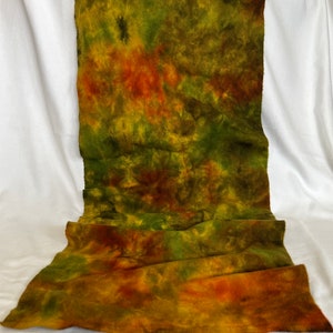 Hand Dyed Spot Wool for Rug Hooking  Falling Leaves