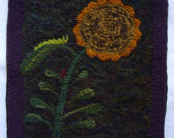 Sunflower  Rug Hooking Kit