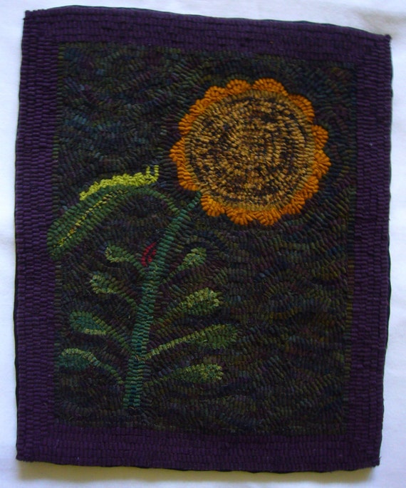 Sunflower Rug Hooking Kit - Etsy