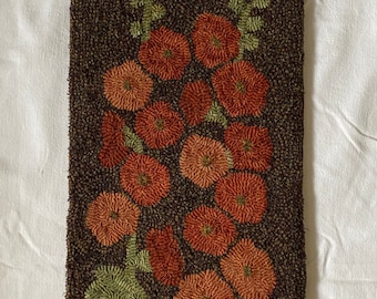 Stockrosen Teppich Haken Kit