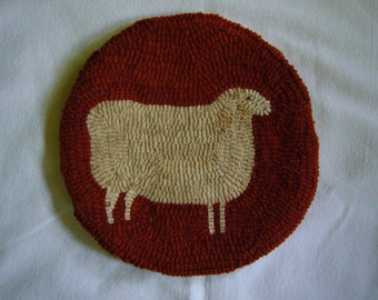 Small Ewe  Rug Hooking Kit