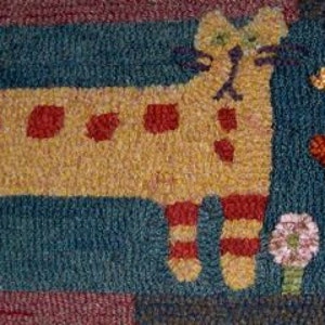 Cat Vermont Folk Rugs   Rug Hooking Kit