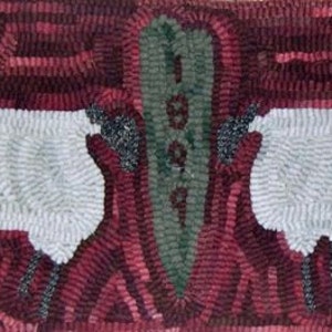 Twee Schapen Vermont Folk Tapijten Tapijt Hooking Kit