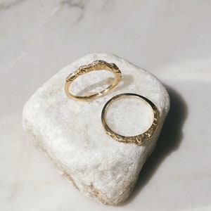 Diamond Mountain Ring (High Version) - Mountain Engagement Ring, Nature Inspired Diamond Ring, Mountain Wedding Ring