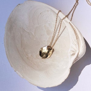 Diamond Keshi Necklace Baroque Pearl Necklace. Large Pearl Necklace. Silver Pearl Necklace. image 1