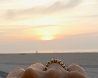 Sun Ring - Sun Jewelry, Nature Ring, Gold Sun Ring, Gold Nature Ring, Silver Sun Ring