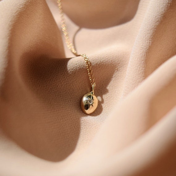 starburst necklace diamond star pendant necklace