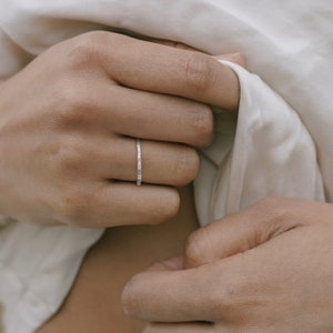 Diamond Mountain Ring Low Version Mountain Engagement Ring, Mountain Wedding Ring, Nature Inspired Engagement Ring image 4