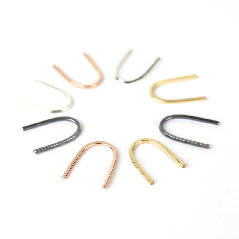 Mini-Magnete Kleine Ohrringe aus 14-karätigem Gold, Gold gefüllt und Sterlingsilber Bild 6