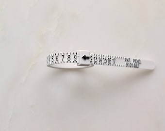 Ring Sizer, Find Ring Size, Adjustable Ring Sizer, Ring Sizer Adjuster, Measure Ring Size At Home