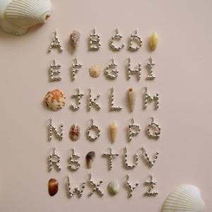 Keshi Pearl Initials Charm