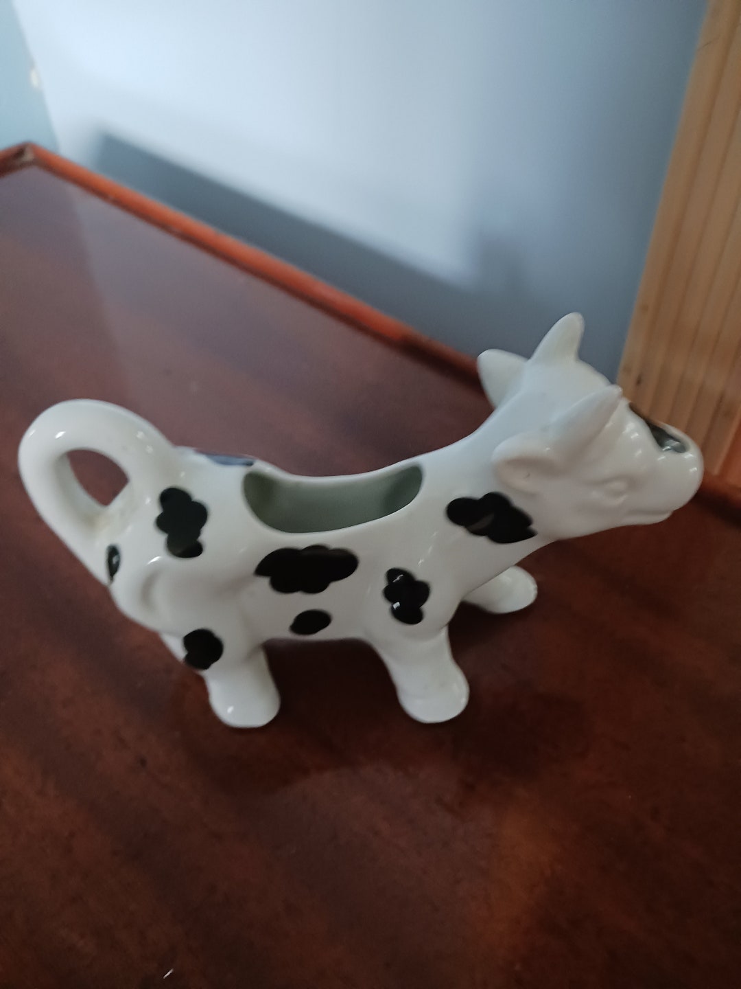 Porcelain Spotted Cow Creamer Pier One Imports Etsy