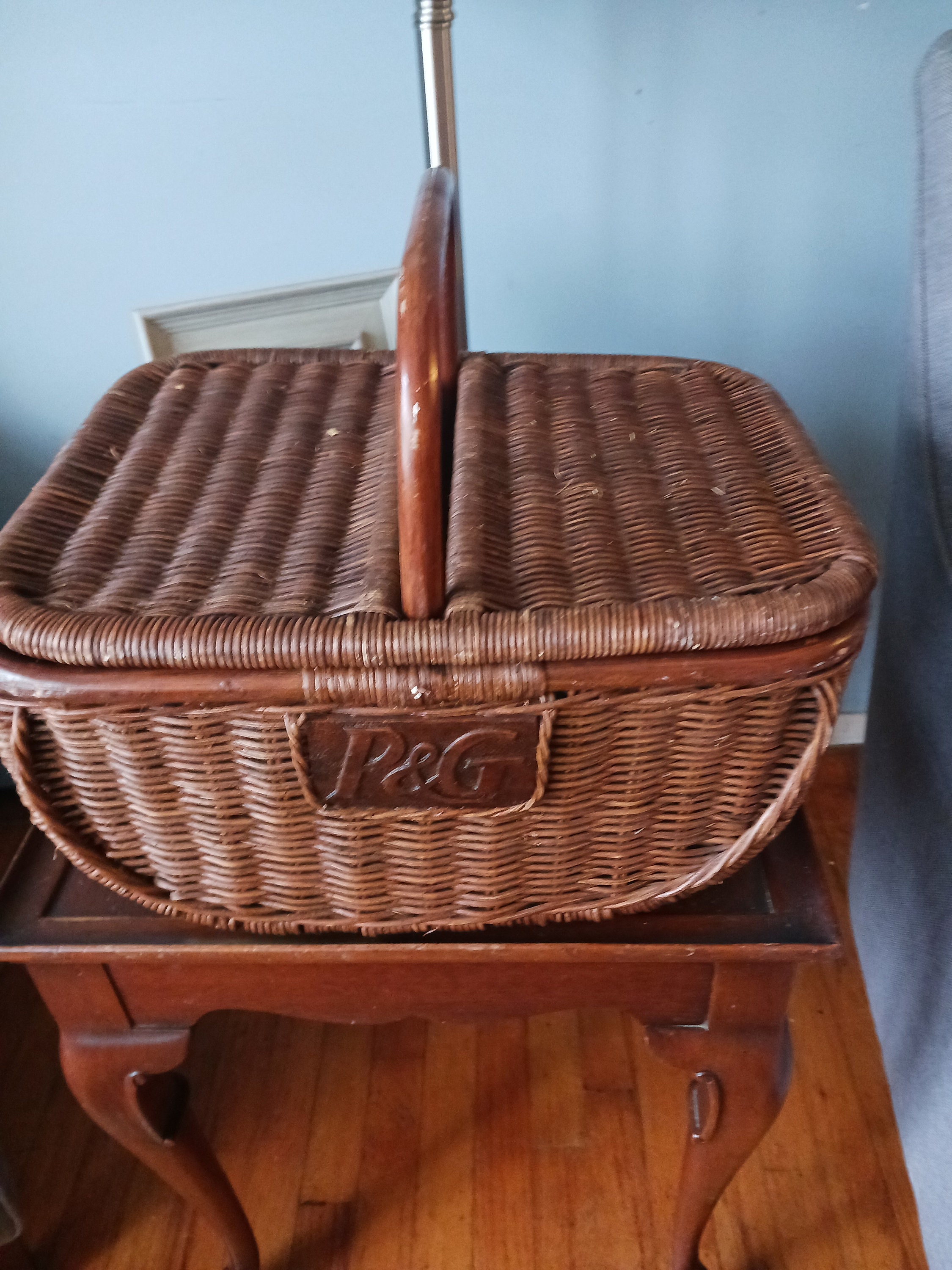 Vintage Picnic Basket Proctor and Gamble - Etsy