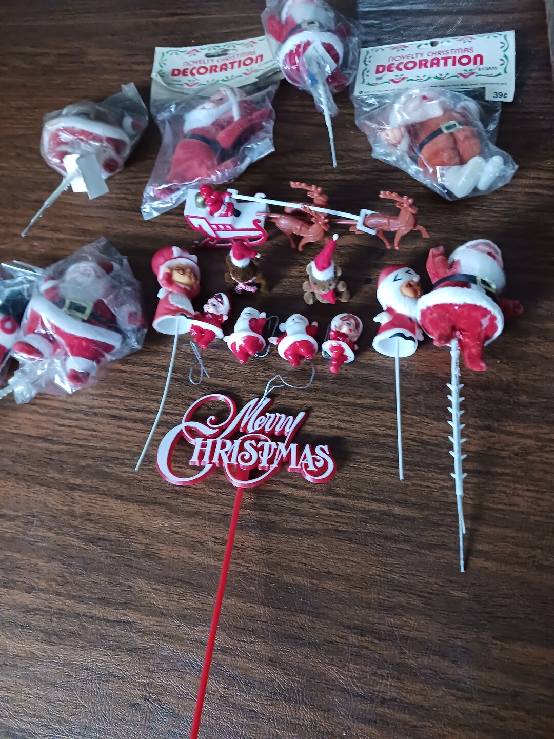 Vintage 1980s Christmas Decorations Lot - Etsy