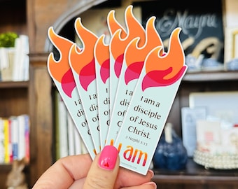 2024 Youth Theme Bookmarks & Stickers, I am a disciple of Jesus Christ, Youth Gift, LDS YW, Girls Camp Gift, Bulk Order