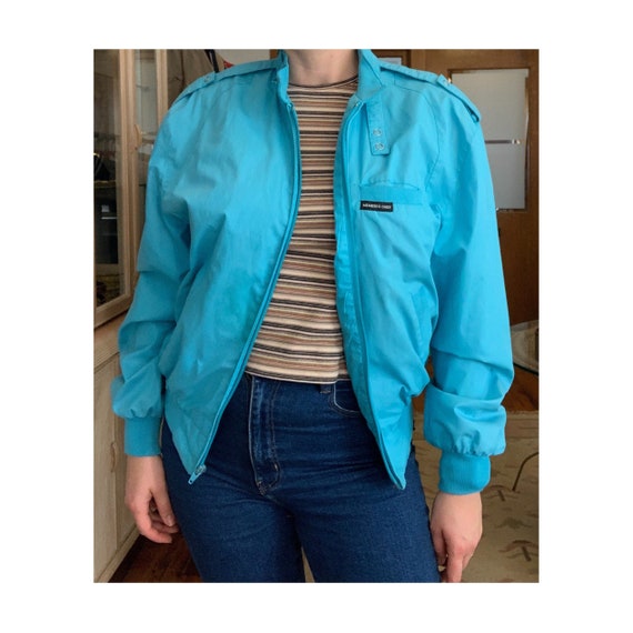 Vintage 80s Blue Members Only Jacket