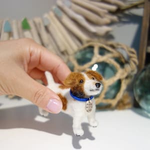 Felted Jack Russell Puppy