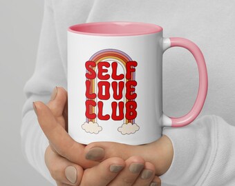 Self Love Club Mug with Color Inside