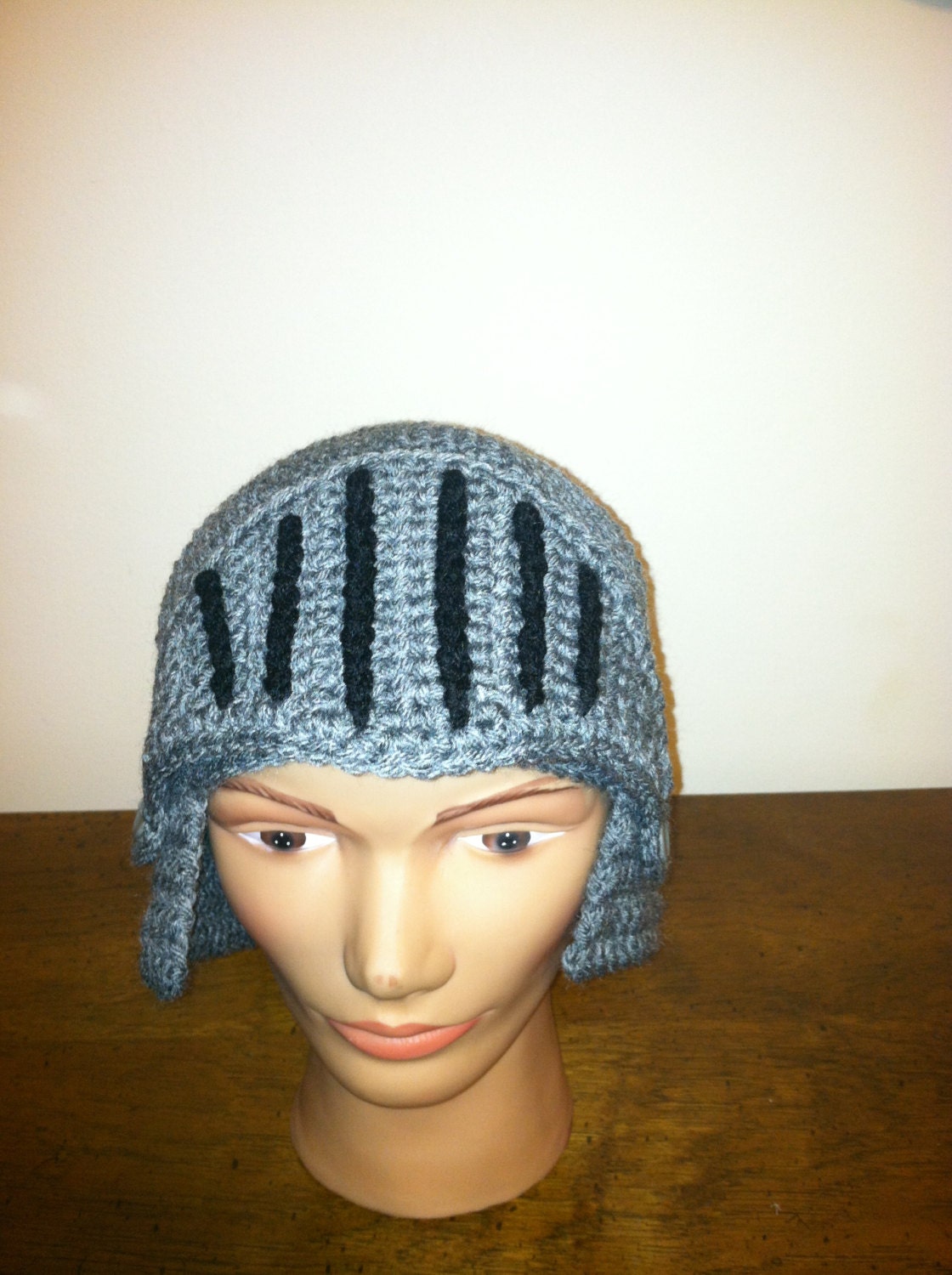 Knight Helmet Beanie Cap Etsy