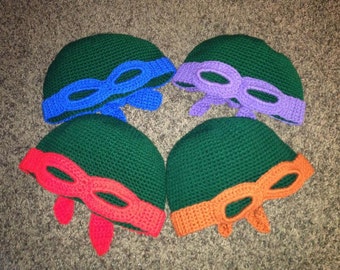 Teenage Mutant Ninja Turtle beanie (cowabunga, hat, cap, Leonardo, Raphael, Michelangelo, Donatello)