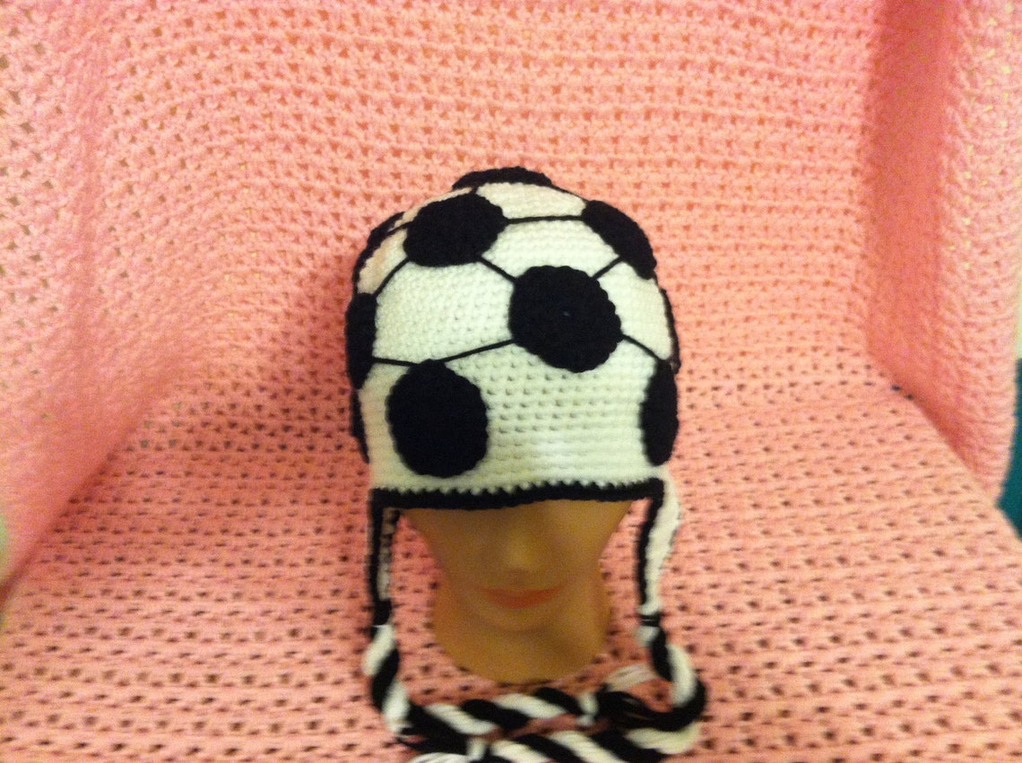 Soccer ball, Hat, Cap, Beanie, Futbal Etsy