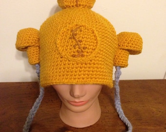 Blitzcrank beanie (league of legends, beanie, hat, cap, gold, lol)